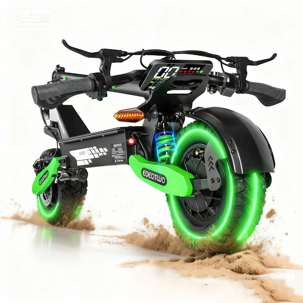 1200W Off-road Electric Scooter for Adult 48V13AH 30MPH 11»Commuting E-Scooter
