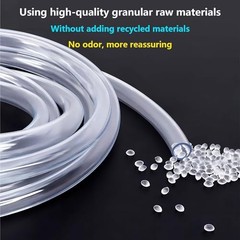 QRITY PVC Hose Clear Vinyl Tubing, 2 Metre 4mm ID x 6mm OD