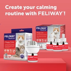 Feliway Multicat 30 Day Cat Calming Plug In Pheromone Diffuser Starter Kit –