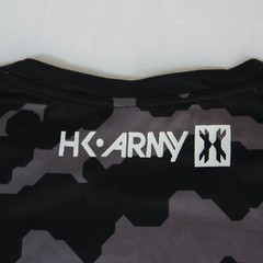 HK Army Paintball Jersey Shirt Mens 3XL Hostile Kids Black Gray Camo Camouflage