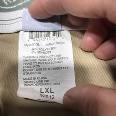 Devon Aire Pants Womens LXL Tan Beige Khaki All Pro Max Wide Waistband Breeches