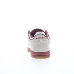 Lakai Telford Elite Mens White Suede Lace Up Skate Inspired Sneakers Shoes