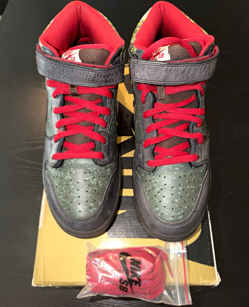 2008 Nike SPoT x SB Dunk Premium Mid Moat Size 12 Pre Owned