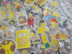 50pcs Simpsons Skateboard Stickers Vinyl Laptop Luggage Decals Dope Sticker Lot
