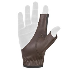 Italian Archery Bow Glove Left hand «Black, Brown , Dark Brown «