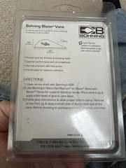 100 Pack Bohning Archery Blazer 1.5 Inch Mini Vanes: Neon Orange: NOS