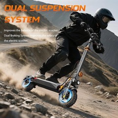 Ruitoo 1000W Adult Electric Scooter with Seat Foldable E-Scooter 32 MPH 34 Miles