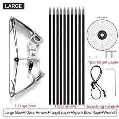Archery Bow Set Compound Bow Hunting Bow Metal Material Catapult RH/LH for Hu…