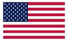  American Flag Decal Sticker USA Made 3M Vinyl Cars Window Wall Size 4in x 6in
