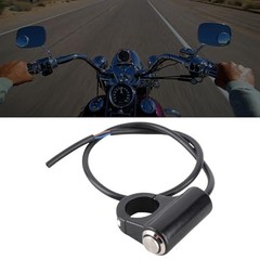 Handlebar ON/Off Switch, DC 10-12V to AC 220V Motorcycle 7/8” Start Button