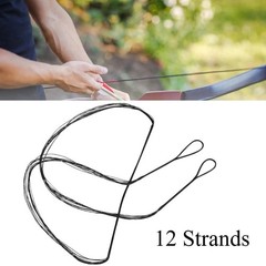 57″ 12 Strands Bow String Replacement for Recurve Long Bow Hunting Strings
