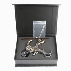 Archery Compound Bow Release Aids 3 Finger Thumb Trigger AdjustableTarget Hunt