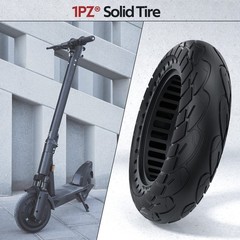 1PZ 10×2.50 60/70-6.5 Solid Tire 10 Inch Replacement for SMALL, BLACK