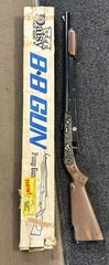 Vintage 1970s Daisy Model 25 Pump Action Bb Gun Air Rifle Working With Box