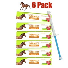 6 Pack In Box Paste Horse Dewormer Apple Flavor wormer US EXP1/2028