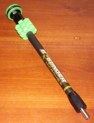 Bee Stinger MicroHex 10″ Stabilizer in Matte Black w/Green – B Stinger