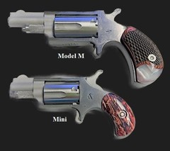 Grips fits North American Arms NAA Grips for Magnum .22 Rosewood & Pearl