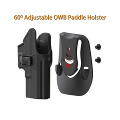 G19 Holster, OWB Paddle Holster for Glock 19 19X 44 45 Gen 1 2 3 4 5, Glock 2…