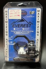 Hamskea Everest Hunter Rest RH Black C.O.R Riser Universal Bracket