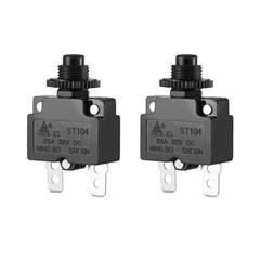 20A Circuit Reset Switch Button Replacement for Razor E300 E325 E300S 2（pack)