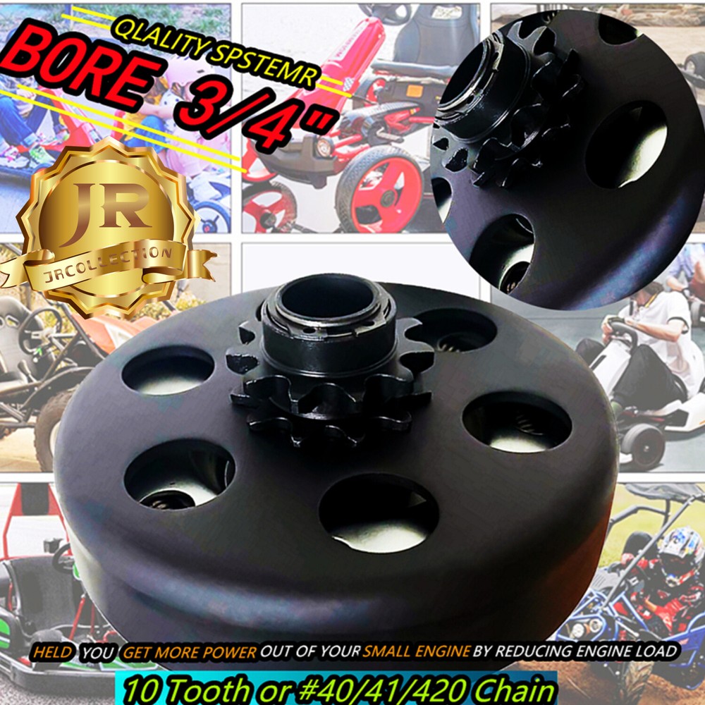Go Kart Clutch 3/4 5/8 1 in Bore10T 11T 12T 14 Tooth For #35/40/41/420 chain-PRO