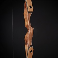 TOPARCHERY 60» Archery Recurve Bow Wooden Bow for Right Hand Target Hunting