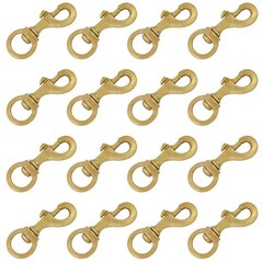 45AI 1 1/8 In X 4 3/4 Hilason Swivel Round Eye Bolt Snap Solid Brass