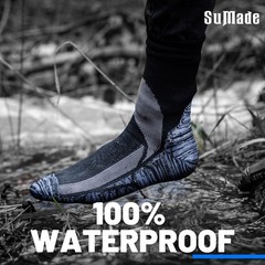 Sumade Breathable Waterproof Socks 1 Pair Unisex Athletic Crew Socks For