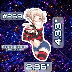 Anime vinyl sticker, sexy girl, sexy Freddy Krueger girl