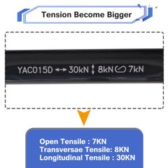 30KN Auto Locking Climbing Carabiner Aluminum Heavy Duty D-Shape Clip Twist Lock
