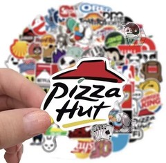 106 Brand Logo Vinyl Stickers Cool Gloss Decals For Skateboard Laptop Phone Case