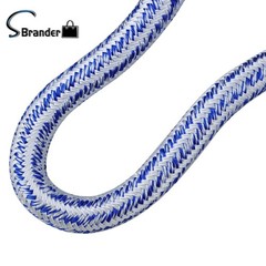 3/4 Inch × 200 Feet 24 Strand Braided Rope Arborist Tree Rope Blue And White