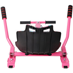 Adjustable Hoverboard Go Kart Seat Attachment Pink Fits 6.5-10 In Self Balancing