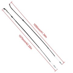 FLYPIG Throttle Cable Push & Pull Set For Honda Shadow 500 700 800 1100 ACE 750