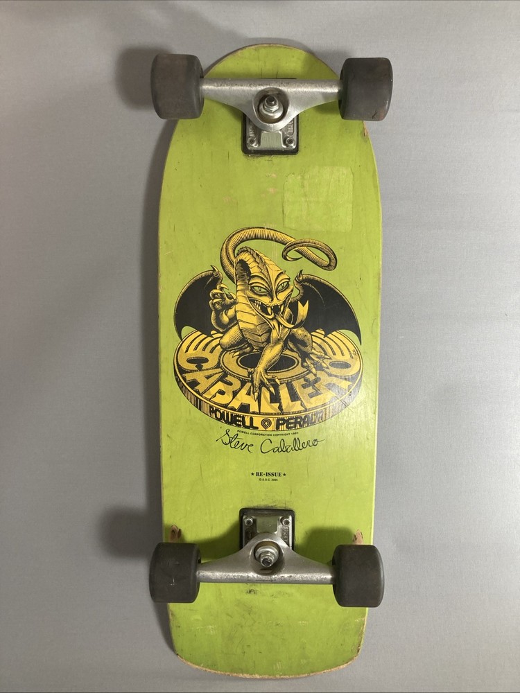 Powell Peralta Steve Caballero Deck Re Issue Complete Green 2005