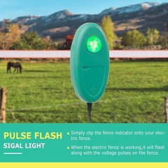 2 Pack Detects Electric Fence Energizer Pulse Flash Signal LED Light | Tester…