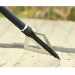 12x 100 Grain Archery Broadheads 2 Blade Arrowhead Crossbow Compound Bow Hunt