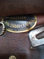 Vintage Stubben «Siegfried» Leather Saddle, TW 30.5 cm, Seat Size 18 in. (45 cm)