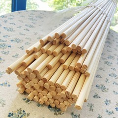 50pcs Archery 8.5mm 80cm/31.5in Pine Wood Shafts Handmade Wooden Arrows Straight