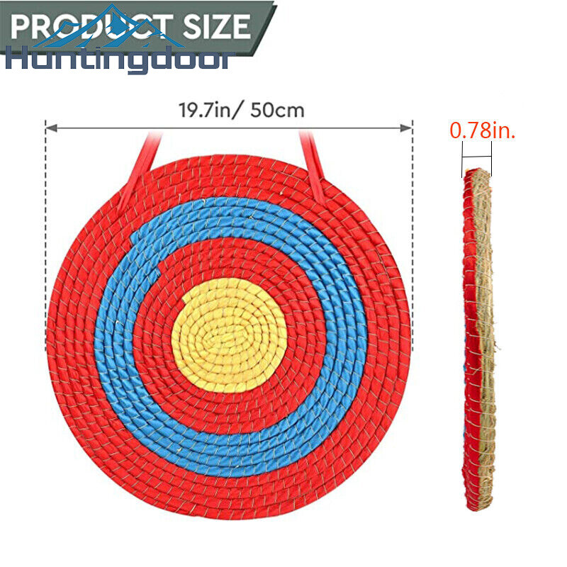 Archery Straw Target Traditional Bow Arrow Shooting Board Darts Outdoor 50CM