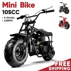 Oryxearth OGM105 4 Stroke Mini Dirt Bike 24MPH Off Road Gas Powered Moto,Black