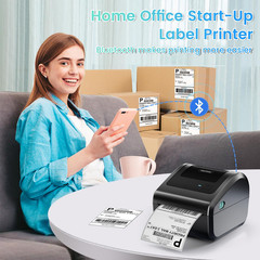 4×6 Thermal Shipping Label Printer Bluetooth Wireless for eBay Amazon UPS USPS