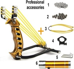 Slingshot,Wrist Sling Rocket Professional Hunting Slingshot with Heavy Duty L…