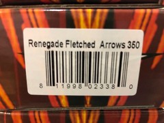 Black Eagle Renegade 350 .005 17/64″ Fletched/Crested Arrows 1/2 Dozen BRAND NEW