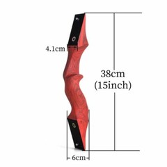 60″ Takedown Recurve Bow 20-60lbs Archery Wooden Riser Limbs Bow Hunting Target