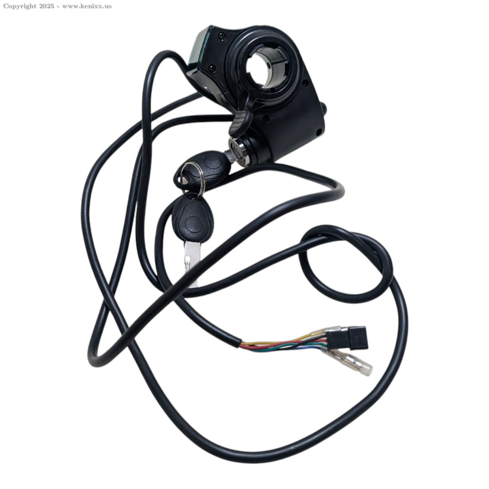 Electric scooter Throttle Digital Battery Voltage Display Switch Power with Key