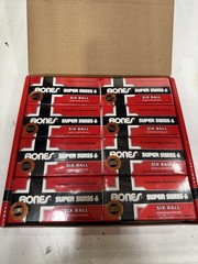 BONES SUPER SWISS 6 Skateboard Bearings 8-Pack 8mm Precision Size 608 (Std)