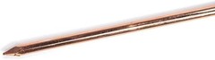 4ft Copper Grounding Rod 3/8 inches dia with Pre-Installed Ground Rod Clamp