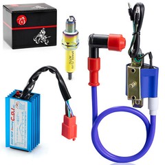 6Pin AC CDI Ignition Coil Spark Plug For Taotao GY6 Scooter ATV 50 80 100 125 cc