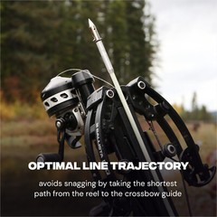 BALLISTA Crossbow Bowfishing Set – Spincast Reel, Mount, Sleeve, Ring, 3 Arrow